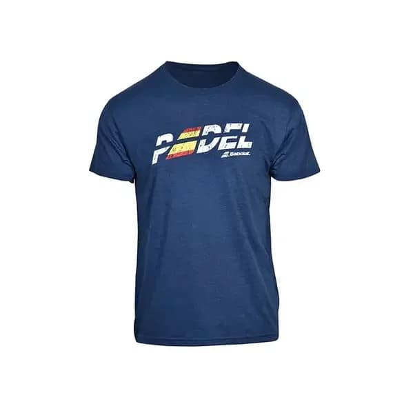 Tee Padel Flag Hombre Azul