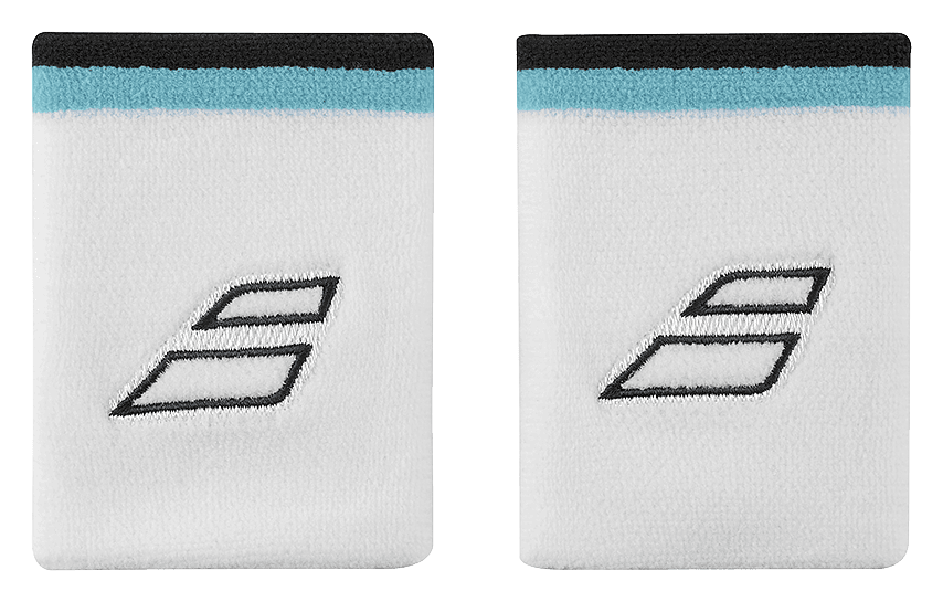 Terry Jumbo Wristband X 2 - Blanco