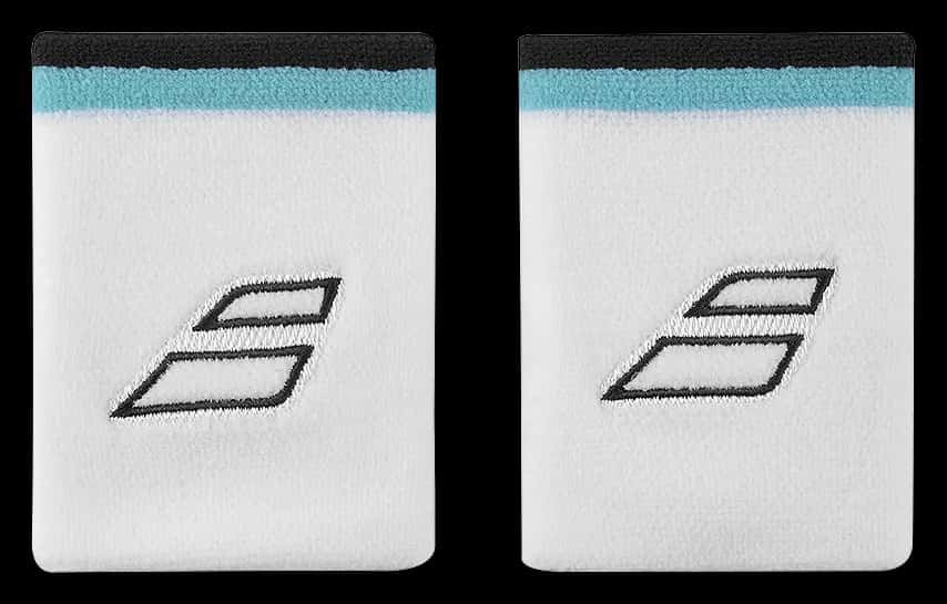 Terry Jumbo Wristband X 2 - Blanco