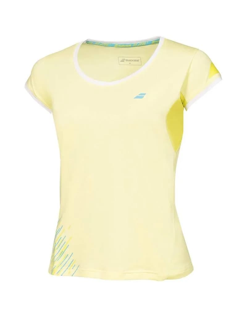 T-Shirt Niña Cap Sleeves Perf Limon