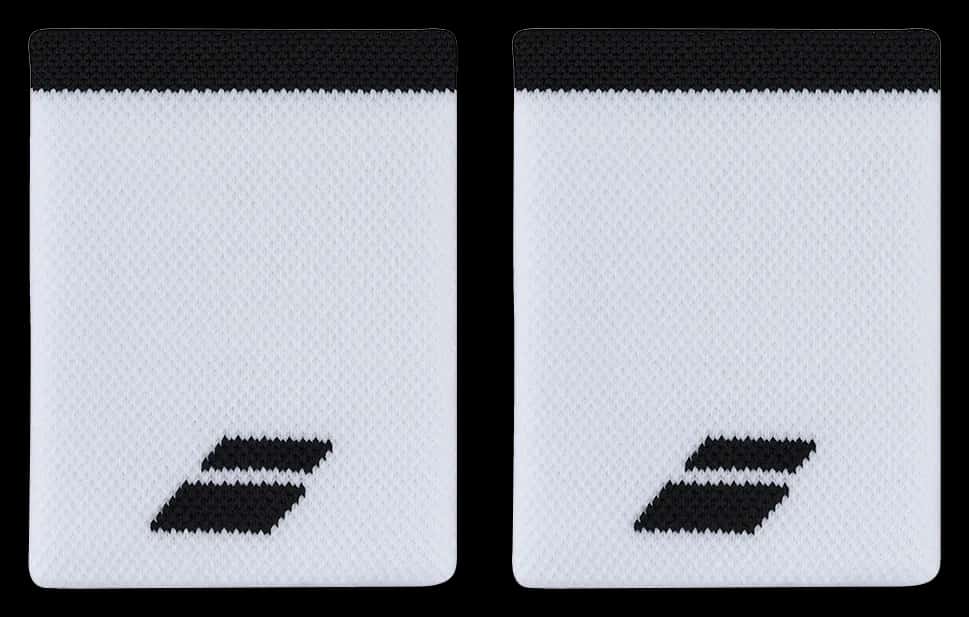 Logo Jumbo Wristband - Bco Ngro
