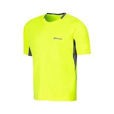 T-Shirt NiñoCrew Neck Performance Amarillo Fluo